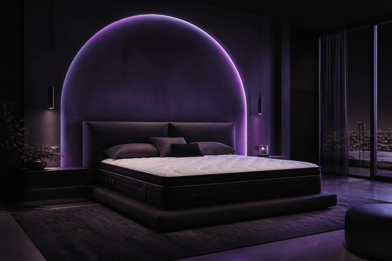 Premium bedroom with luxury mattress